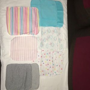 Wash Cloths & Burp cloths